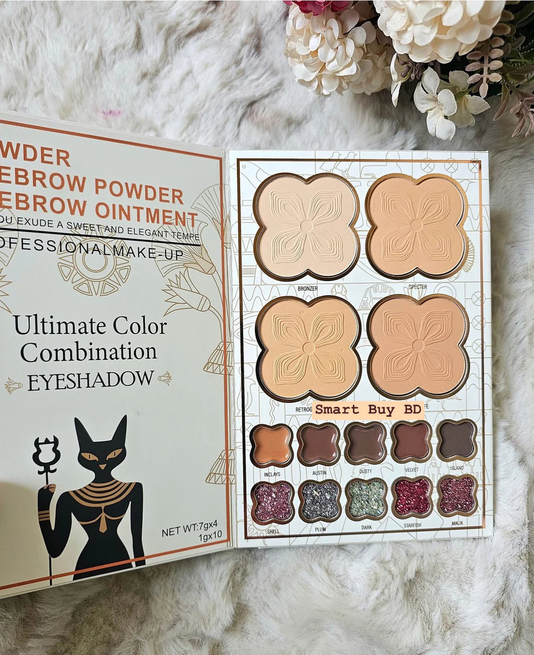 SHEGLAM 6 Fold All In One Makeup Book Palette - 2026 Version