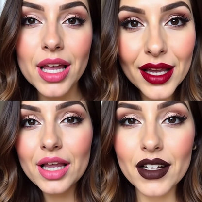 FLORMAR MATTE LIPSTICK PENCIL RECOMMENDED BY TOP BEAUTY INFLUENCERS (Pack of 12Pcs)