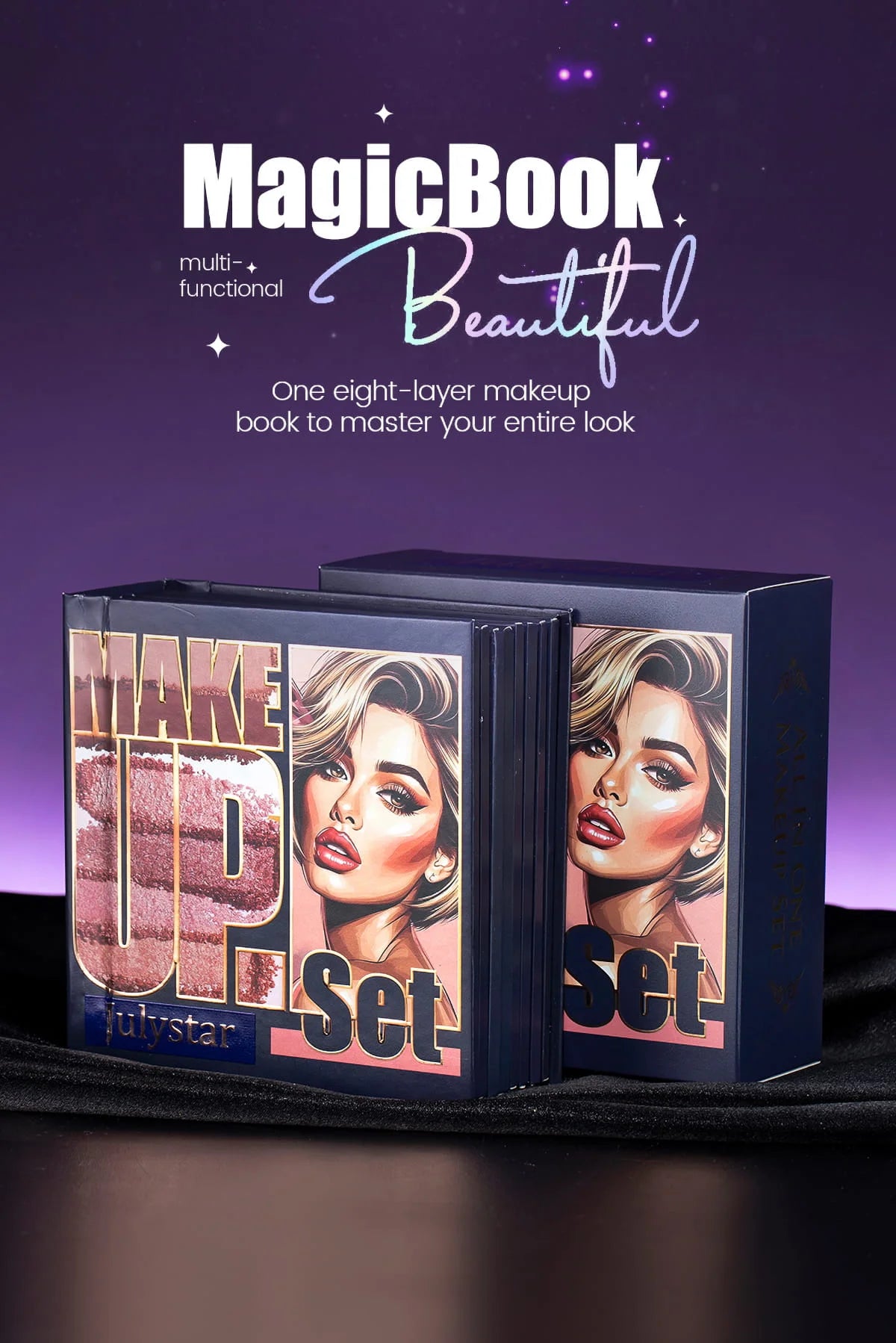 IGOODCO Premium 8-in-1 Makeup Book
