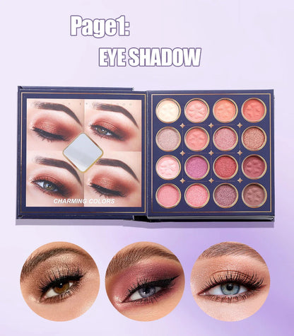 IGOODCO Premium 8-in-1 Makeup Book