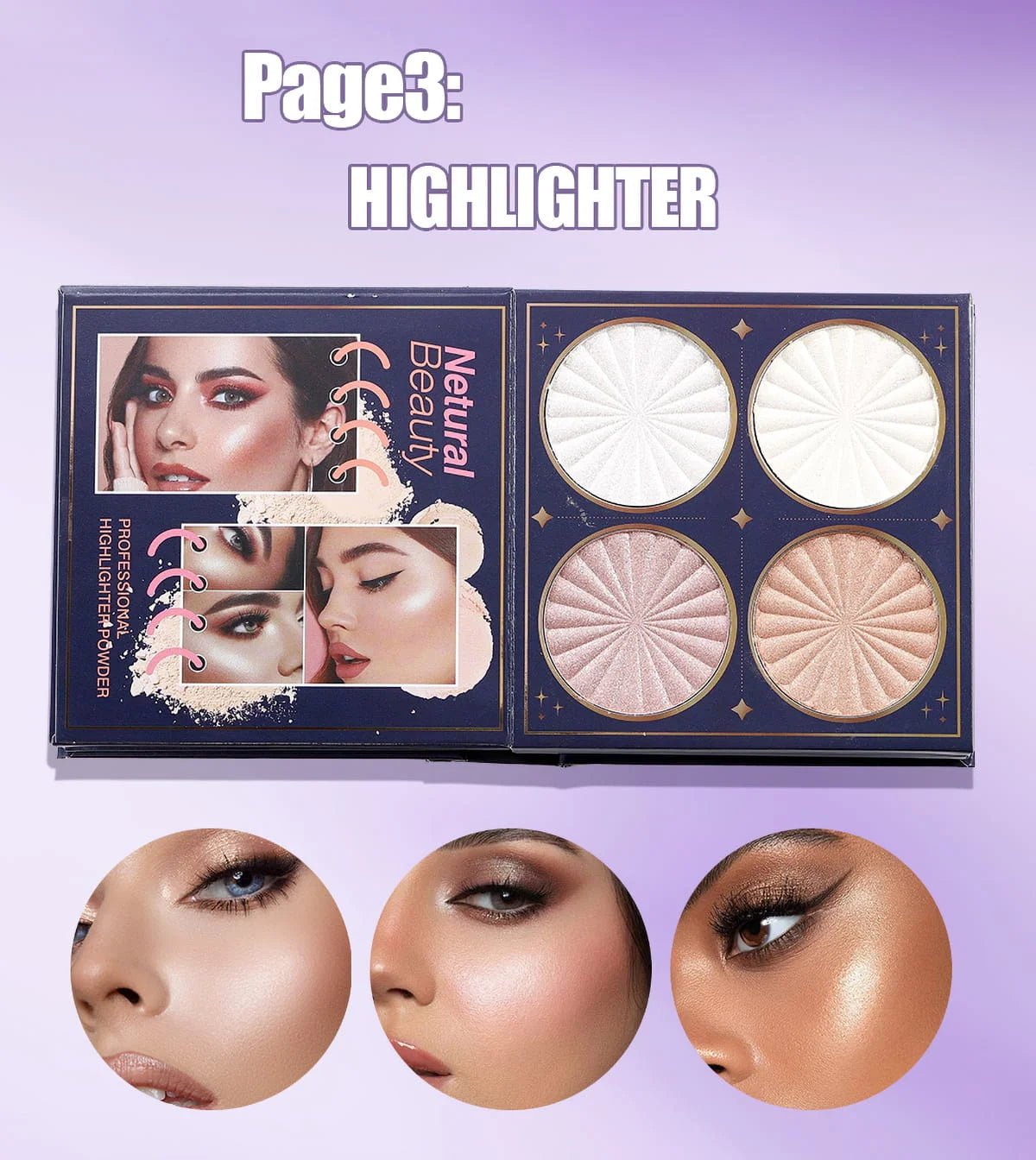 IGOODCO Premium 8-in-1 Makeup Book