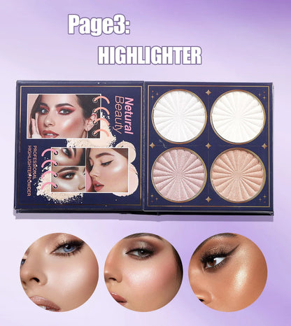 IGOODCO Premium 8-in-1 Makeup Book