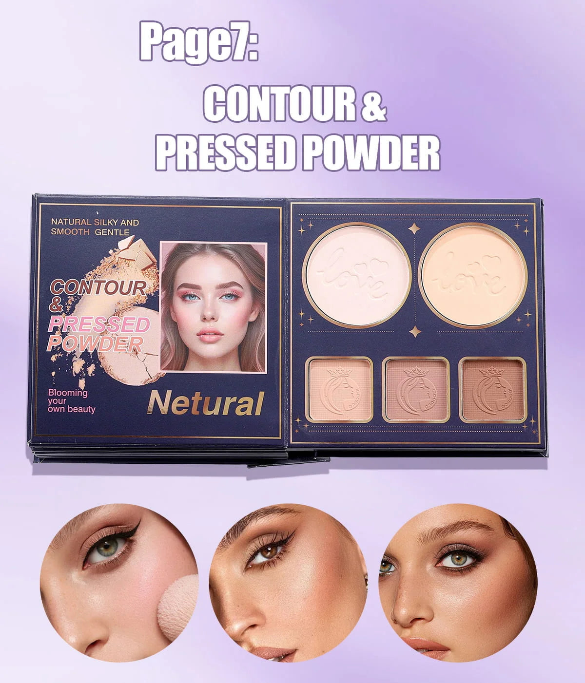 IGOODCO Premium 8-in-1 Makeup Book