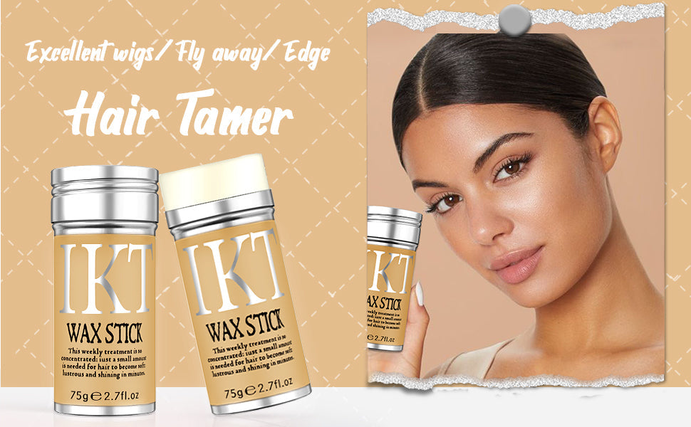 IKT Hair Wax Stick Gel Cream Styling Hair Frizz Fixed