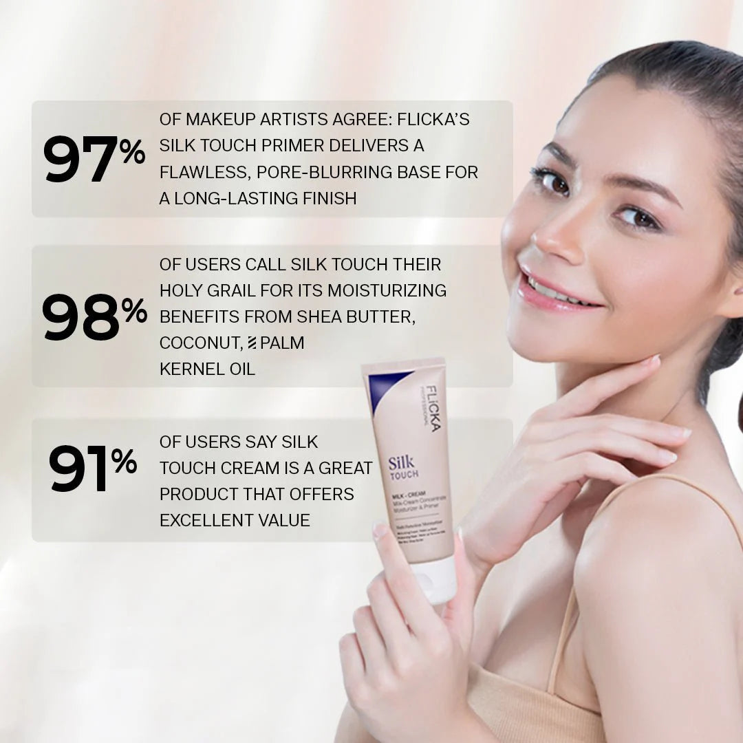 Flicka Silk Touch l Concentrate - Primer and Moisturizer 100% Orginal