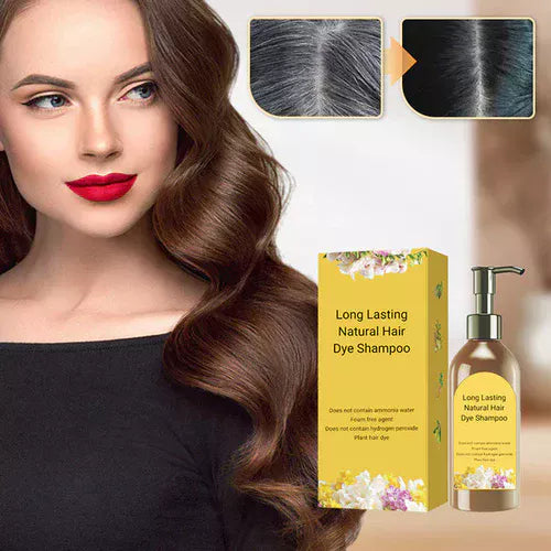 Japanese Long Lasting Natural Hair Dye Shampoo (Limited Time Offer )