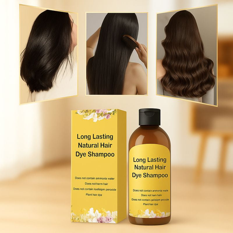 Japanese Long Lasting Natural Hair Dye Shampoo (Limited Time Offer )